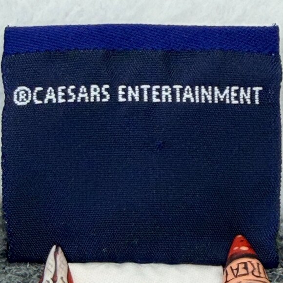 Caesars Atlantic City Long Sleeve Raglan Sweatshirt Women M Gray Pink - Picture 5 of 7